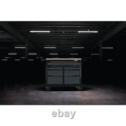 Draper 27207 BUNKER 7 Drawer Workbench Roller Tool Cabinet, 41, Grey