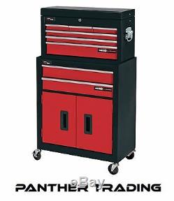 Draper 8 Drawer Red Metal Tool Chest Roller Cabinet Tool Storage Box 80927