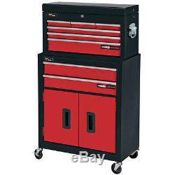 Draper 8 Drawer Red Metal Tool Chest Roller Cabinet Tool Storage Box 80927