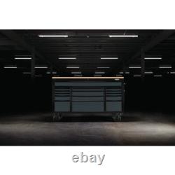 Draper BUNKER 15 Drawer Workbench Roller Tool Cabinet, 61, Grey 08238 B100-61G