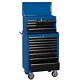 Draper Blue Combination Roller Cabinet And Tool Chest 15 Drawer 26 11533