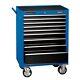 Draper Blue Roller Tool Cabinet 9 Drawer W 672 X D 460 X H 1084mm Blue 15110