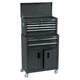Draper Combined Roller Cabinet And Tool Chest 6 Drawer 24 Black 19572