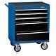 Draper Roller Tool Cabinet, 5 Drawer, 26, Blue 14978