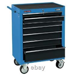 Draper Roller Tool Cabinet, 7 Drawer, 26, Blue 15040