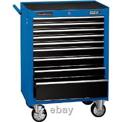 Draper Roller Tool Cabinet, 9 Drawer, 26, Blue 15110