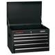 Draper Tool Chest 5 Drawer 660 X 445 X 430mm Black Powder Coated Two Keys 35737