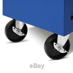 EBERTH Tool cabinet cart wheel trolley tools tray ball bearing slides 7 drawer