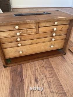 Engineers 7 Drawer Vintage Tool Makers Cabinet