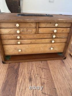 Engineers 7 Drawer Vintage Tool Makers Cabinet