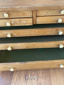 Engineers 7 Drawer Vintage Tool Makers Cabinet