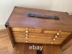 Engineers 7 Drawer Vintage Tool Makers Cabinet