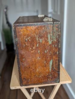 Engineers 8 Drawer Toolbox Cabinet With Tools Vintage 1960s