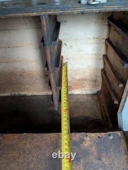 Engineers 8 Drawer Toolbox Cabinet With Tools Vintage 1960s