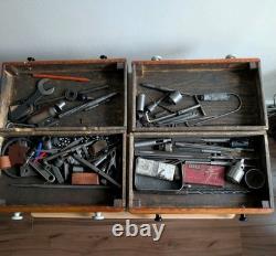 Engineers 8 Drawer Toolbox Cabinet With Tools Vintage 1960s