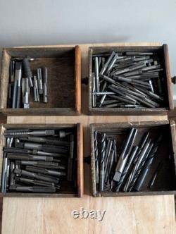 Engineers 8 Drawer Toolbox Cabinet With Tools Vintage 1960s