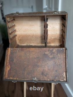 Engineers 8 Drawer Toolbox Cabinet With Tools Vintage 1960s