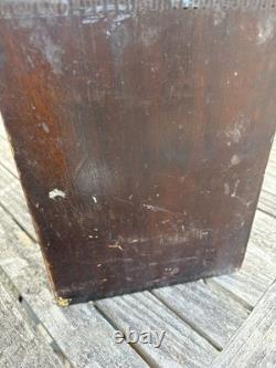 Engineers Oak Tool Cabinet 4 Drawers Incl Vintage Tools, Box Of Tricks, Papers