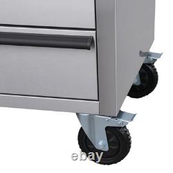 Excel 41inch 6 Drawer Stainless Steel Roller Tool Chest Cabinet & Tall Cabinet