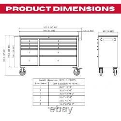 Excel Stainless Steel 10 Drawer Roller Tool Cabinet Workbench Tool Chest Box
