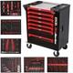 Excel Tool Box With Tools 7 Drawers Roller Cabinet With 249 Piece Tool Kit, 31635