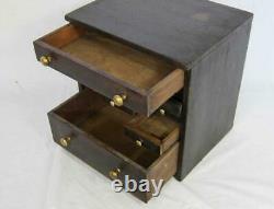 FINE GEORGIAN ANTIQUE WATCHMAKERS CABINET CASE 1800 box tool chest of drawers