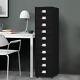Filing Cabinet Steel Office Chest Storage Drawer Unit Cupboard Metal Tall Stand
