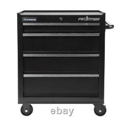 Frontier 26-Inch 4-Drawer Base Cabinet Tool Chest, Metal, Black, 41112