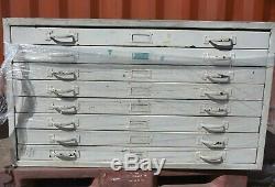 Funky retro Plan 8 drawer file tool cabinet Adelaide art studio 1070x890x620mm