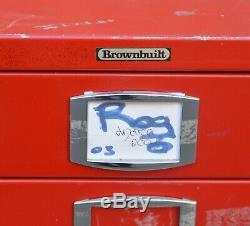 Funky retro Plan drawer file tool cabinet Adelaide paint art studio 1150x870x550