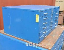 Funky retro Plan drawer file tool cabinet Adelaide paint art studio 115x87x55cm