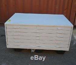 Funky retro Plan drawer file tool cabinet Adelaide paint art studio 1310x940x550