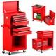 Goflame 6 Drawers Rolling Tool Chest High Capacity Tool Storage Cabinet With 4 H