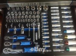 German GTS 389 Tools Cabinet with 7 Draws full of tools Steel Chest with 2 keys
