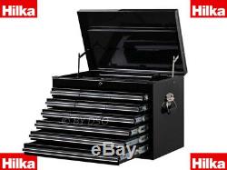 HILKA Toolbox Lockable 7 Drawer Rollaway Cabinet 12 Drawer Tool Chest