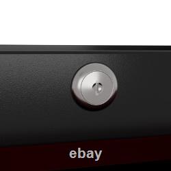 HOMCOM 5-Drawer Tool Chest with Wheels, Steel Lockable Tool Storage Cabinet with