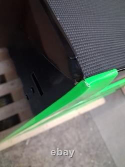 Halfords 27 Workshop Garage 6 Drawer Tool Box Cabinet Neon Green (Dented)