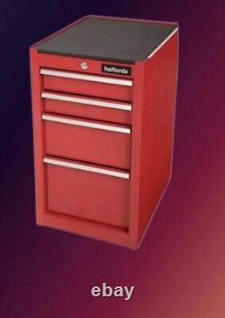 Halfords 4 Drawer Side Cabinet RED FREE DISPATCH