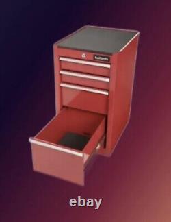 Halfords 4 Drawer Side Cabinet RED FREE DISPATCH