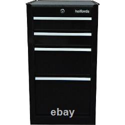 Halfords 4 drawer Tool cabinet Black Lockable free delivery