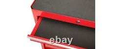 Halfords 5 Drawer Workshop Garage Tool Box Cabinet with Key Lock Red (Dented) Halfords 5 Drawer Workshop Garage Tool Box Cabinet with Key Lock Red (Dented)