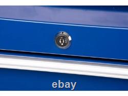 Halfords 6 Drawer Garage Workshop Tool Centre Storage Cabinet Blue Dent