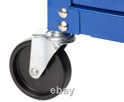 Halfords 6 Drawer Tool Centre Cabinet 681 x 1147 x 422mm Blue (Dent/No Keys)