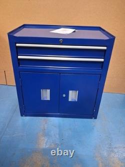 Halfords 6 Drawer Tool Centre Cabinet 681 x 1147 x 422mm Blue (Dent/No Keys)