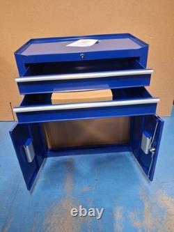 Halfords 6 Drawer Tool Centre Cabinet 681 x 1147 x 422mm Blue (Dent/No Keys)