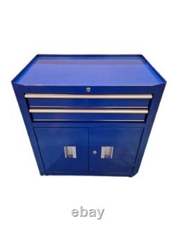 Halfords 6 Drawer Tool Centre Cabinet Workshop Garage Tool Storage Blue (Dent)