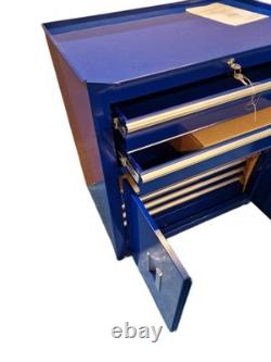 Halfords 6 Drawer Tool Centre Cabinet Workshop Garage Tool Storage Blue (Dent)
