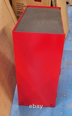 Halfords 8 Drawer & Cabinet Garage Workshop Tool Centre Red (Dented) B+