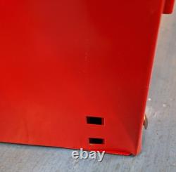 Halfords 8 Drawer & Cabinet Garage Workshop Tool Centre Red (Dented) B+