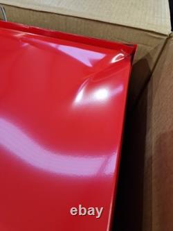 Halfords 8 Drawer & Cabinet Garage Workshop Tool Centre Red Mishapen B+